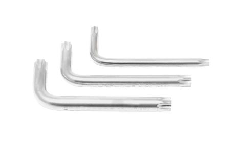Ключ Г-образный TORX длинный T-55H с отверстием ROCKFORCE RF-76755L Ключ Г-образный TORX длинный T-55H с отверстием ROCKFORCE RF-76755L