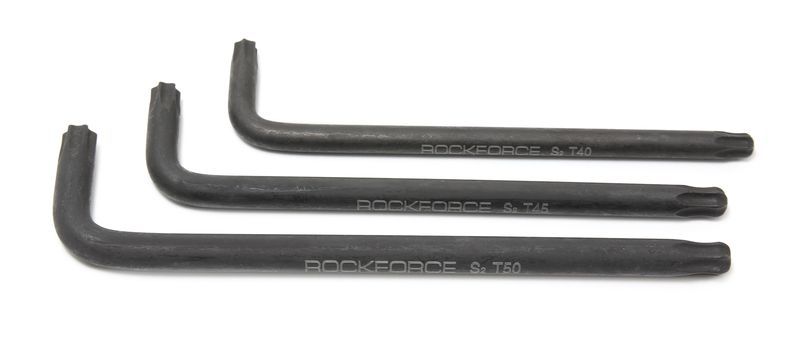 Ключ Г-образный TORX длинный с шаром T45 ROCKFORCE RF-76645BL Ключ Г-образный TORX длинный с шаром T45 ROCKFORCE RF-76645BL