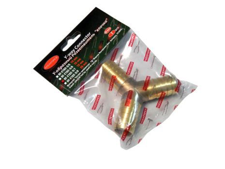 Разветвитель Y-образный "елочка" 14мм ROCKFORCE RF-E102-5/5 Разветвитель Y-образный "елочка" 14мм ROCKFORCE RF-E102-5/5