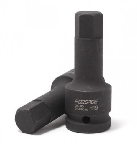 Головка-біта 6-гранна ударна, 30мм 3/4 quot; (L-100мм) Forsage F-2649030