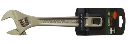 Разводной ключ CRV 8"-200мм (захват 0-25мм) для профессионалов, ROCKFORCE RF-649200 Разводной ключ CRV 8"-200мм (захват 0-25мм) для профессионалов, ROCKFORCE RF-649200