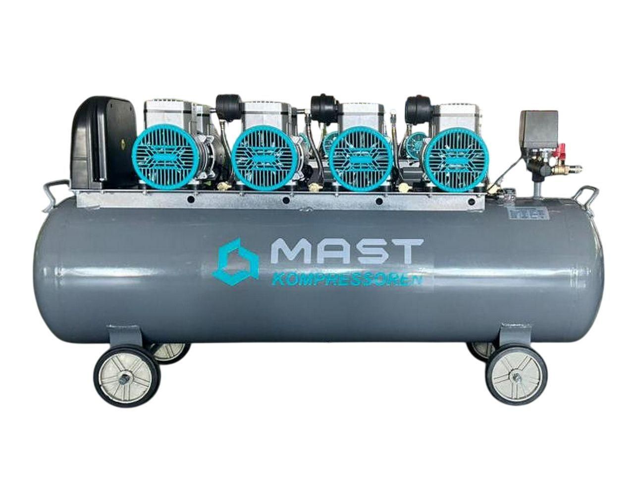 Безмасляний поршневий компресор Mast MOF1680/4x1500-160L Безмасляний поршневий компресор Mast MOF1680/4x1500-160L