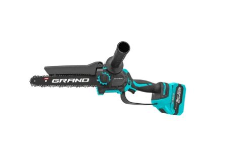 Акумуляторна ланцюгова пила Grand АПЦ-8М/3-1, 20V, 390 м/хв, шини: 150мм.(6') та 203мм, 3Аг, Безщітковий двигун, 1 АКБ, коробка Акумуляторна ланцюгова пила Grand АПЦ-8М/3-1, 20V, 390 м/хв, шини: 150мм.(6') та 203мм, 3Аг, Безщітковий двигун, 1 АКБ, коробка