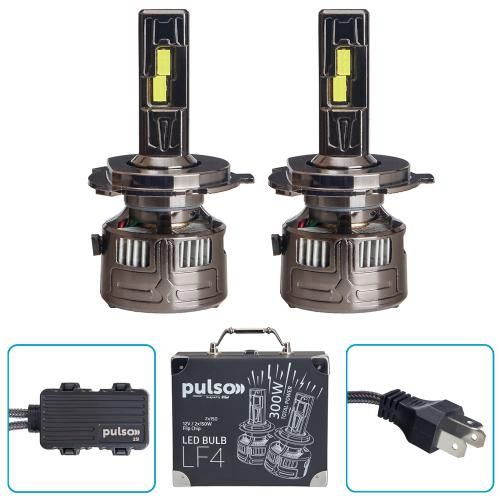 Лампы PULSO LF4-H4-H/L/Flip Chip/12V/300W/100000Lm/6000k Лампы PULSO LF4-H4-H/L/Flip Chip/12V/300W/100000Lm/6000k