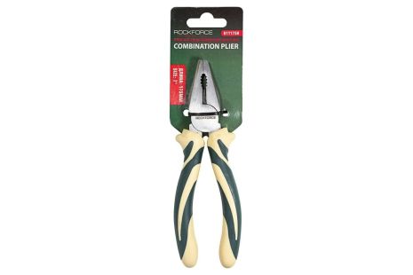 Комбинированные пассатижи с эргономическими рукоятками, Cr-V, 7" ROCKFORCE RF-611175H Комбинированные пассатижи с эргономическими рукоятками, Cr-V, 7" ROCKFORCE RF-611175H