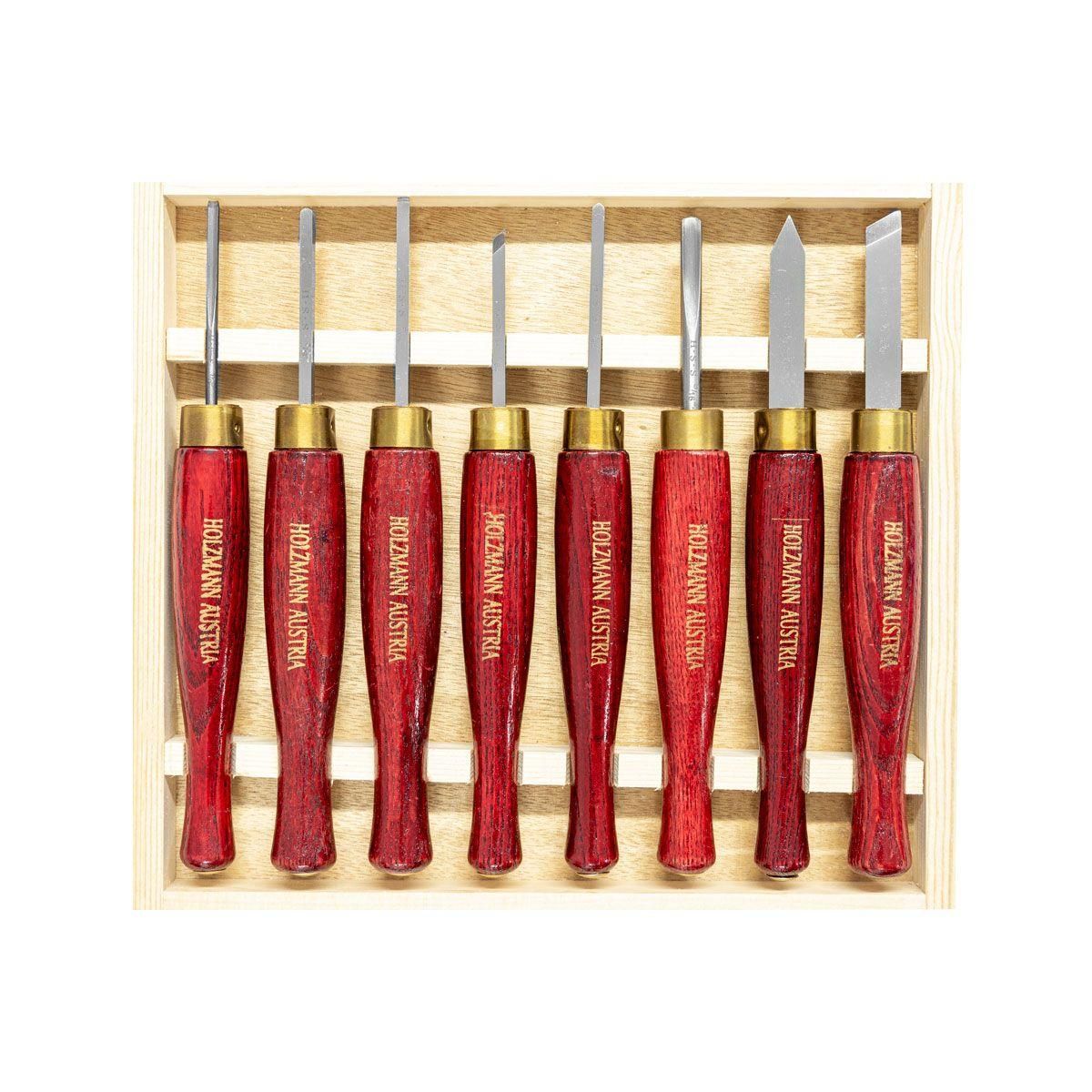 Комплект стамесок, 8 шт. Holzmann HM8TLG Комплект стамесок, 8 шт. Holzmann HM8TLG