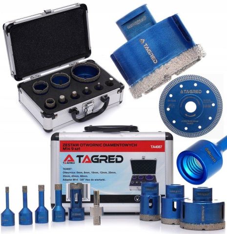 Кольцевые алмазные коронки TAGRED TA4087 Кольцевые алмазные коронки TAGRED TA4087