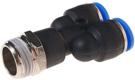Фитинг Y-образный для пластиковых трубок 12мм с наружной резьбой 1/2" ROCKFORCE RF-SPX12-04 Фитинг Y-образный для пластиковых трубок 12мм с наружной резьбой 1/2" ROCKFORCE RF-SPX12-04
