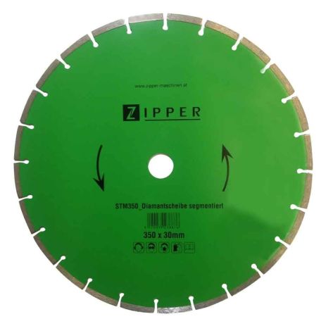 Алмазний диск Zipper ZI-BTS350DSS Алмазний диск Zipper ZI-BTS350DSS