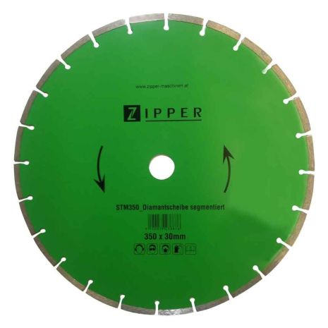 Алмазний диск Zipper ZI-BTS350DSS Алмазний диск Zipper ZI-BTS350DSS
