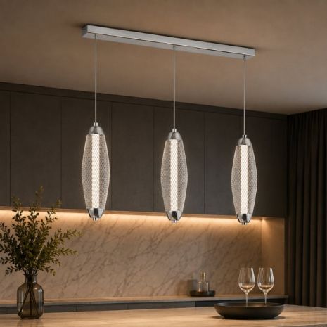 LED подвесной светильник G 2667/3L 24W хром
