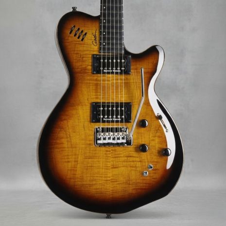 Электрогитара Godin LGXT Cognac Burst Flame AA Электрогитара Godin LGXT Cognac Burst Flame AA