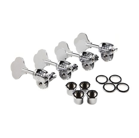 Колки для бас-гитары FENDER DELUXE "F" STAMP BASS TUNING MACHINE SET - LEFT-HANDED