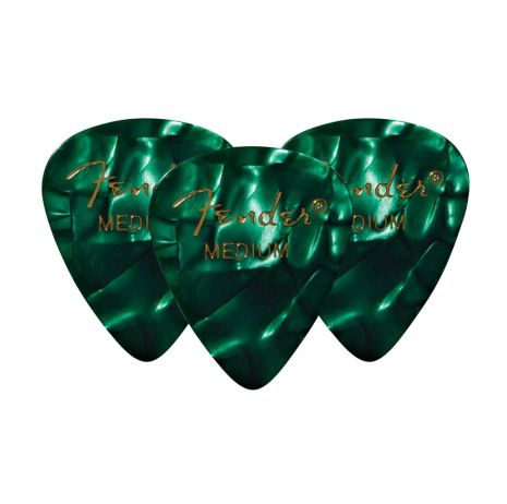 Набор медиаторов FENDER 351 GREEN PICK GROSS MEDIUM (3 PICKS)