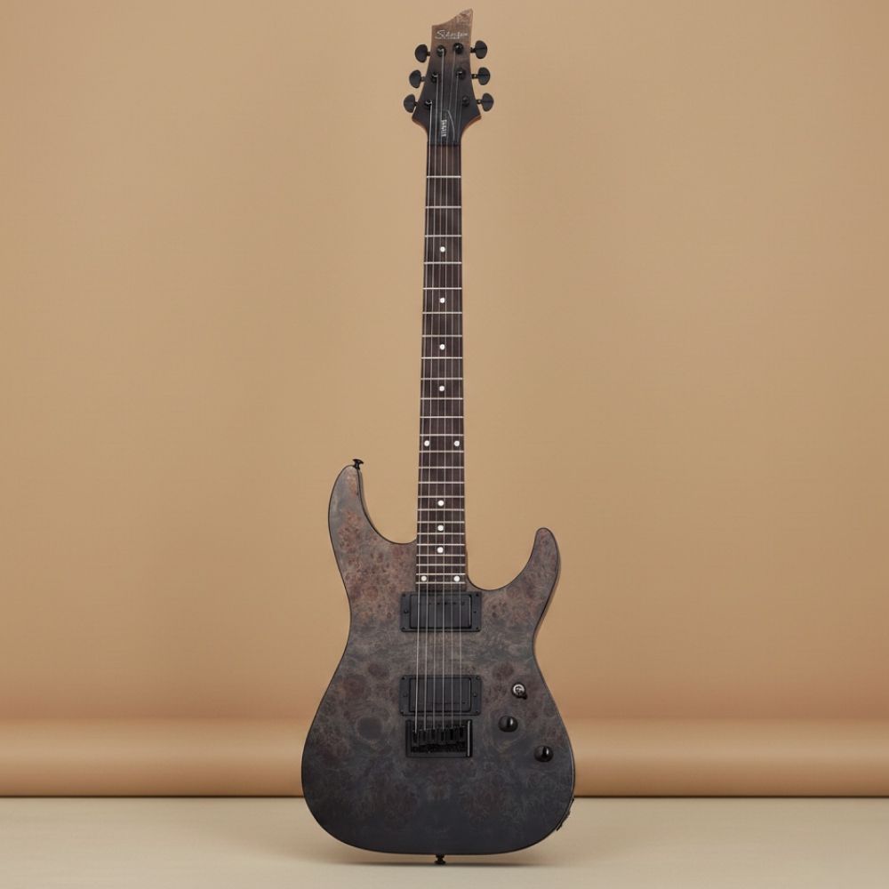 Электрогитара SCHECTER C-1 STANDARD Black Fade Burst Burl Электрогитара SCHECTER C-1 STANDARD Black Fade Burst Burl