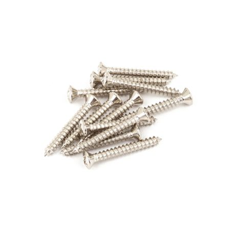 Набор винтов FENDER VINTAGE-STYLE BASS/TELE BRIDGE/STRAP BUTTON MOUNTING SCREWS