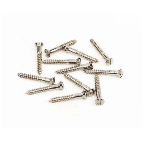 Набор винтов FENDER PURE VINTAGE SLOTTED TELECASTER BRIDGE-STRAP BUTTON MOUNTING SCREWS