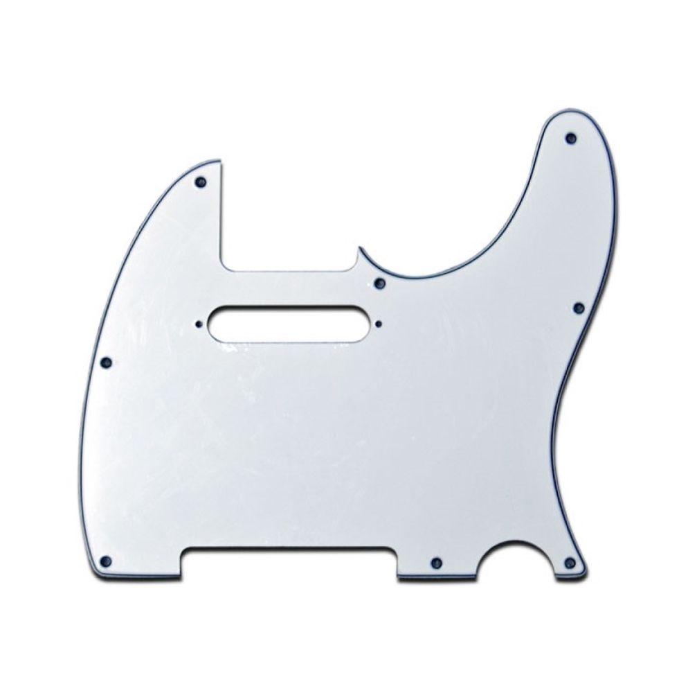 Пикгард FENDER PICKGUARD FOR TELECASTER 3-PLY WHITE Пикгард FENDER PICKGUARD FOR TELECASTER 3-PLY WHITE