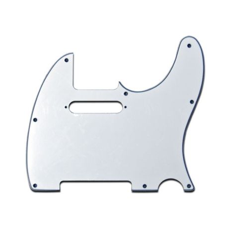 Пикгард FENDER PICKGUARD FOR TELECASTER 3-PLY WHITE Пикгард FENDER PICKGUARD FOR TELECASTER 3-PLY WHITE