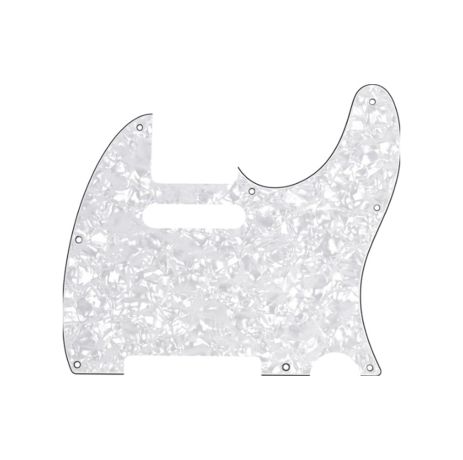 Пикгард FENDER PICKGUARD FOR TELECASTER 4-PLY WHITE PEARL Пикгард FENDER PICKGUARD FOR TELECASTER 4-PLY WHITE PEARL