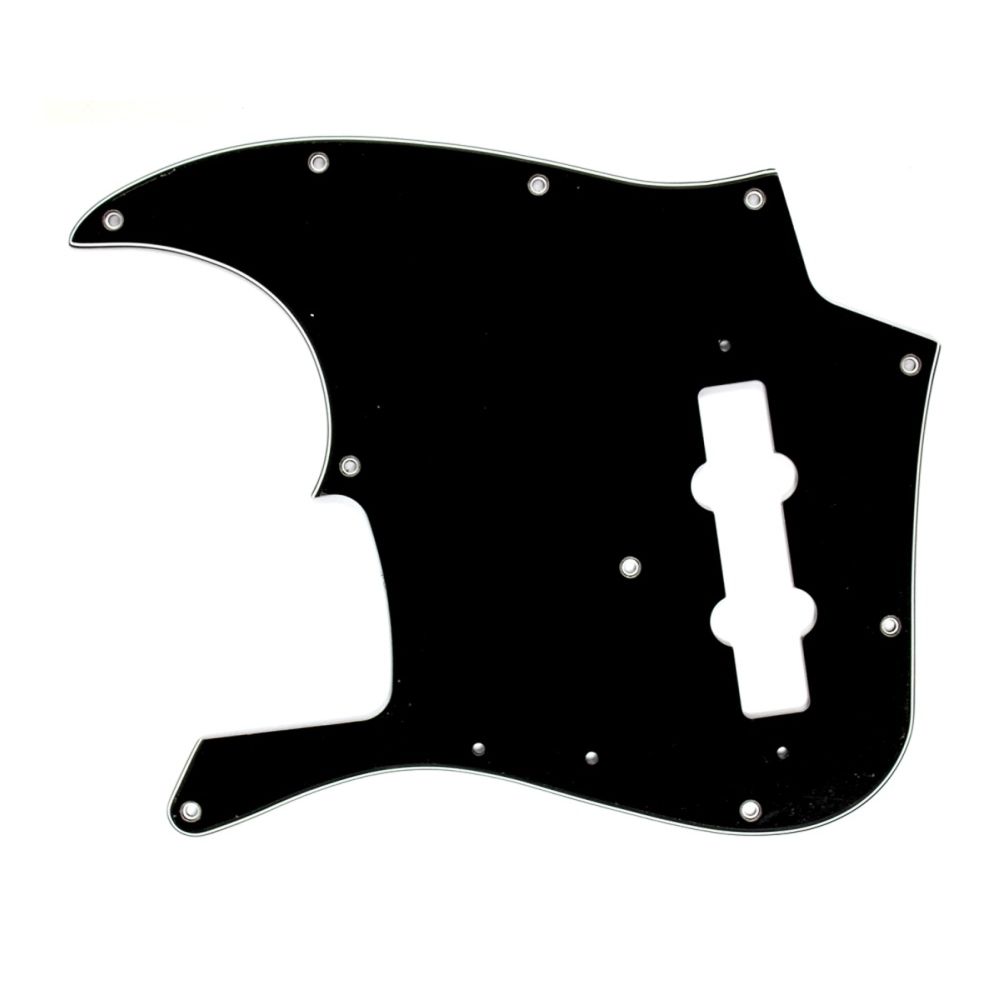 Пикгард FENDER PURE VINTAGE PICKGUARD JAZZ BASS 70S 10-HOLE BLACK Пикгард FENDER PURE VINTAGE PICKGUARD JAZZ BASS 70S 10-HOLE BLACK