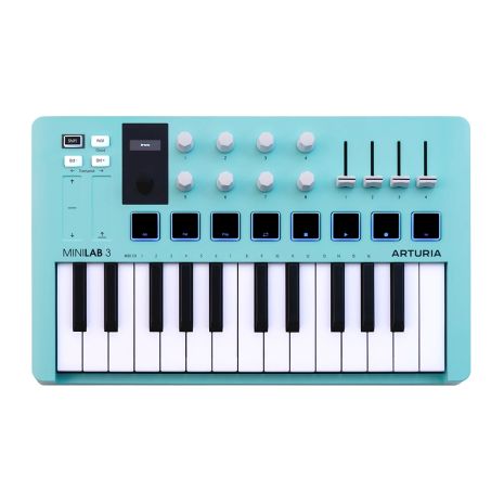 MIDI-клавиатура Arturia MiniLab 3 (Aquamarine)