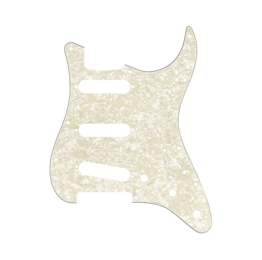 Пикгард FENDER 11-HOLE MODERN-STYLE STRATOCASTER S/S/S PICKGUARDS AGED WHITE MOTO Пикгард FENDER 11-HOLE MODERN-STYLE STRATOCASTER S/S/S PICKGUARDS AGED WHITE MOTO
