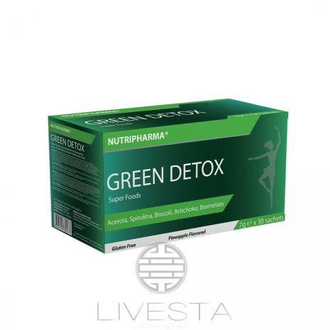 Пищевая добавка Суперфуды Green Detox, 30 саше по 7 г