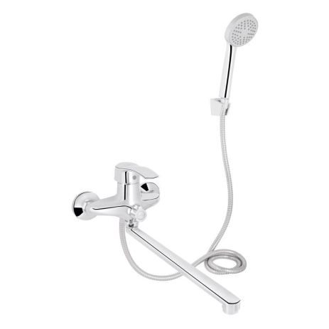 Ваннный смеситель Lidz Anny 005 с поворотным изливом и душевым гарнитуром (k40) LDANN005CRM35120 Хром Ваннный смеситель Lidz Anny 005 с поворотным изливом и душевым гарнитуром (k40) LDANN005CRM35120 Хром