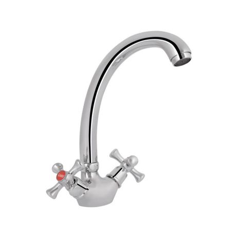 Двовентильний змішувач для кухні Lidz Lamb 273F LDLAM273FCRM21890 Chrome