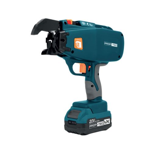 Аккумуляторный пистолет для вязания арматуры PROFI-TEC PPTR0840 MaxGrip (2×PT2040VX(4.0 Ач), зарядное устройство, кейс