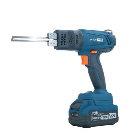 Аккумуляторный термонож для резки пенопласта PROFI-TEC PHC500 CleanCut ( 20 В, 50 – 500 °, лезвие 11,5 см, 50 – 500 °), 1×PT2040VX (4.0 Ач), ЗУ BC20V, Коробка