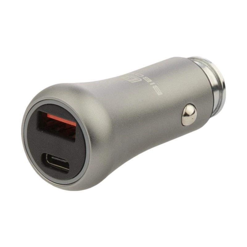 Автомобильное зарядное устройство Biboshi Z04 1 USB 1 Type-C PD-20W silver Автомобильное зарядное устройство Biboshi Z04 1 USB 1 Type-C PD-20W silver