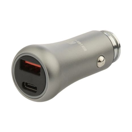 Автомобильное зарядное устройство Biboshi Z04 1 USB 1 Type-C PD-20W silver Автомобильное зарядное устройство Biboshi Z04 1 USB 1 Type-C PD-20W silver