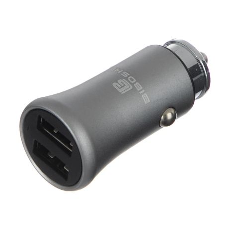 Автомобільний зарядний пристрій Biboshi Z07 2 USB 3.1A silver Автомобільний зарядний пристрій Biboshi Z07 2 USB 3.1A silver