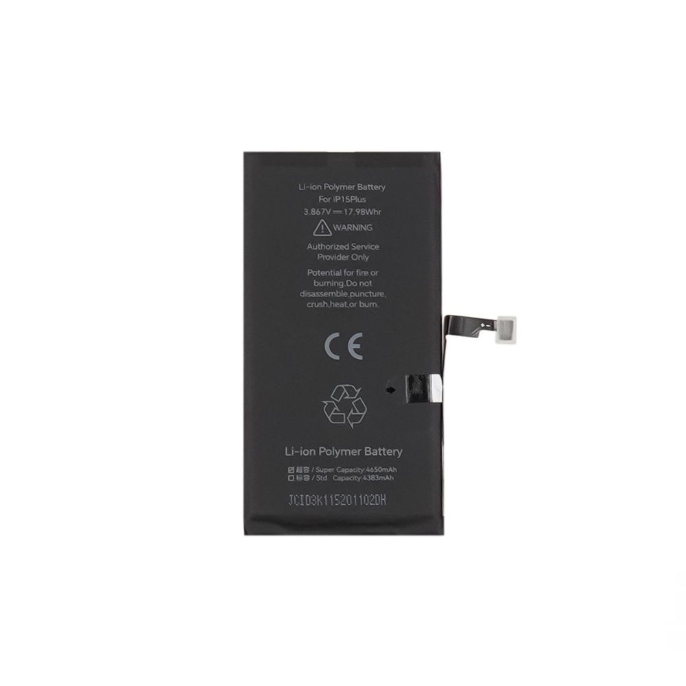 Аккумулятор JCID для Apple iPhone 15 Plus (4650mAh), усиленный (без ошибки) Аккумулятор JCID для Apple iPhone 15 Plus (4650mAh), усиленный (без ошибки)