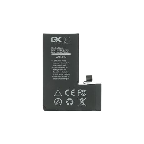 Аккумулятор GXQC Supercharged для Apple iPhone 16 Pro IC HC, усиленный (3700 mAh) [Service Pack]