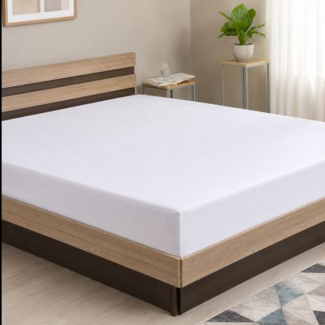 Наматрасник непромокаемый IDEIA Aqua Stop 140×200×23 см, хлопковая махра с мембраной (8-11999)