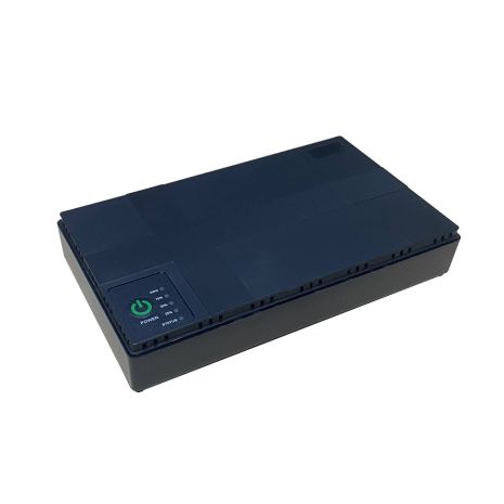 Портативне джерело безперебійного живлення DCSL-1036PC 36 Вт 20000 мАг чорне (5/9/12В DC) для роутерів та ONU