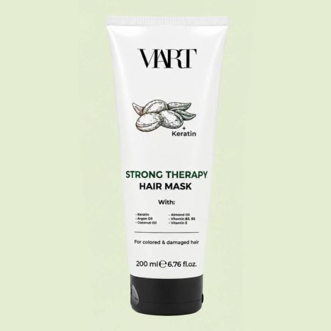 Кератинова маска VIART Hair Mask with Keratin & Argan Oil для фарбованого волосся, 200 мл