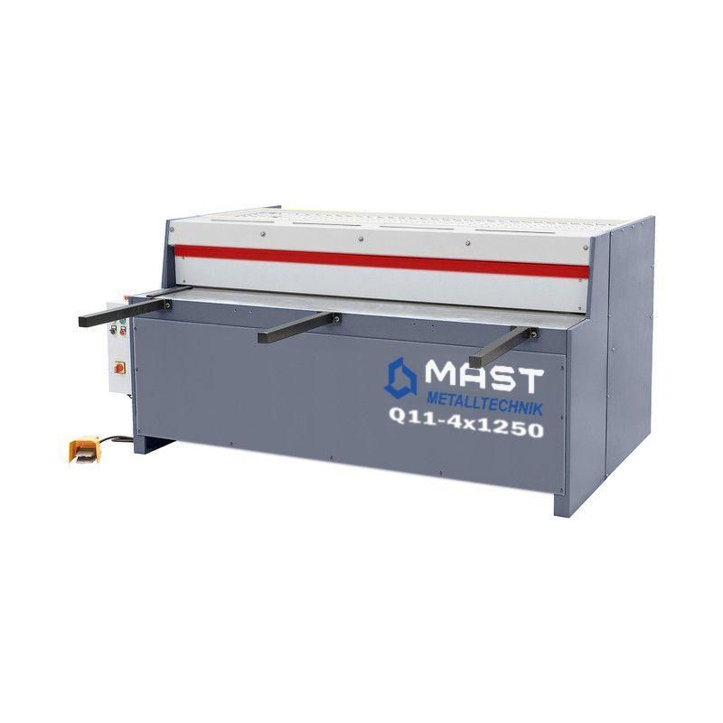 Электромеханические гильотинные ножницы MAST Metalltechnik Q11-4х1250 Электромеханические гильотинные ножницы MAST Metalltechnik Q11-4х1250