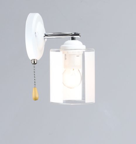 Бра настенное VALESO K2352/1W хром+белый