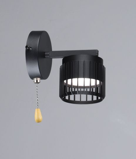 Бра настенная VALESO N6840/1W черная