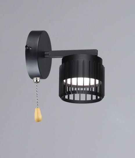 Бра настенная VALESO N6840/1W черная