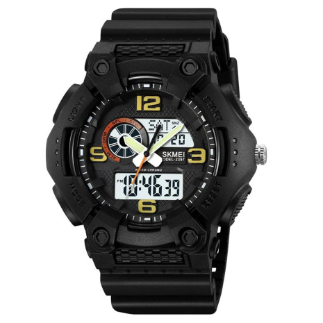 Годинник наручний 2397BKWT SKMEI, BLACK-WHITE Годинник наручний 2397BKWT SKMEI, BLACK-WHITE