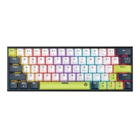 Клавиатура Игровая FANTECH ATOM63 MK874V2 Mori Red Switch Белый Клавиатура Игровая FANTECH ATOM63 MK874V2 Mori Red Switch Белый