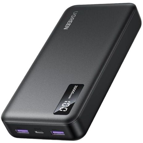 Power Bank Ugreen PB312 20000mah PD 20W LED Black (25683) UA UCRF Power Bank Ugreen PB312 20000mah PD 20W LED Black (25683) UA UCRF