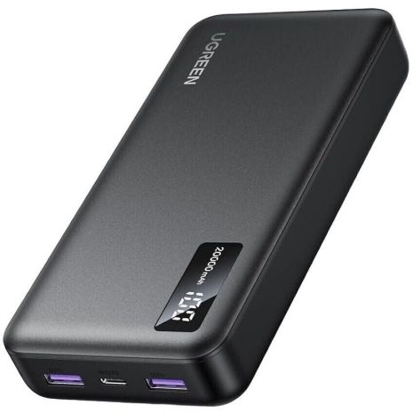 Power Bank Ugreen PB312 20000mAh PD 20W LED Black (25683) UA UCRF Power Bank Ugreen PB312 20000mAh PD 20W LED Black (25683) UA UCRF