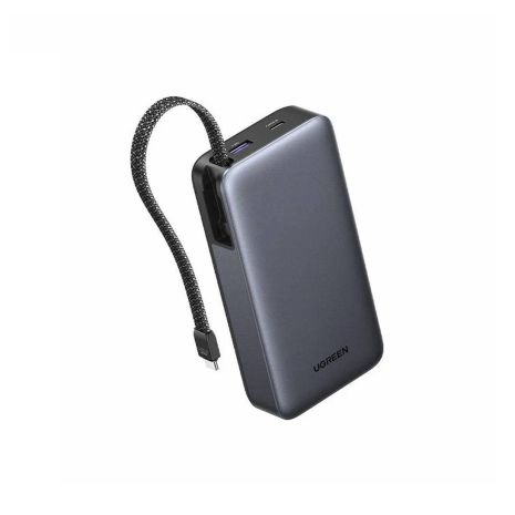 Power Bank Ugreen PB536 20000mah 45W USB-C Cable LED (55988B) Gray UA UCRF