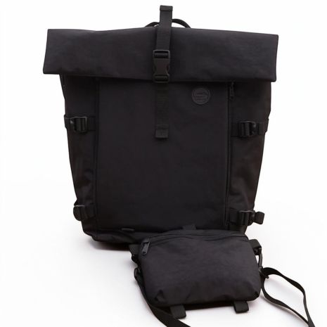 Рюкзак-роллтоп USVIT Nomad 20–30 л для ноутбука 15–17″ со съемной сумкой, черный (62255) Рюкзак-роллтоп USVIT Nomad 20–30 л для ноутбука 15–17″ со съемной сумкой, черный (62255)